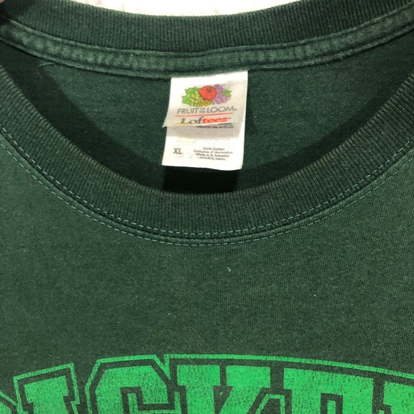 Vintage Green‎ Bay Packers Football Graphic Tee Fruit of the Loom Men's Size XL - Picture 5 of 8